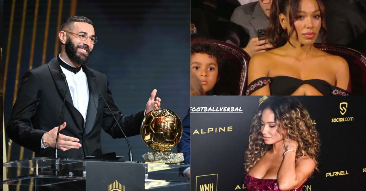 Chúa tể Karim Benzema: Mang cả vợ lẫn bạn gái đi nhận Quả Bóng Vàng
