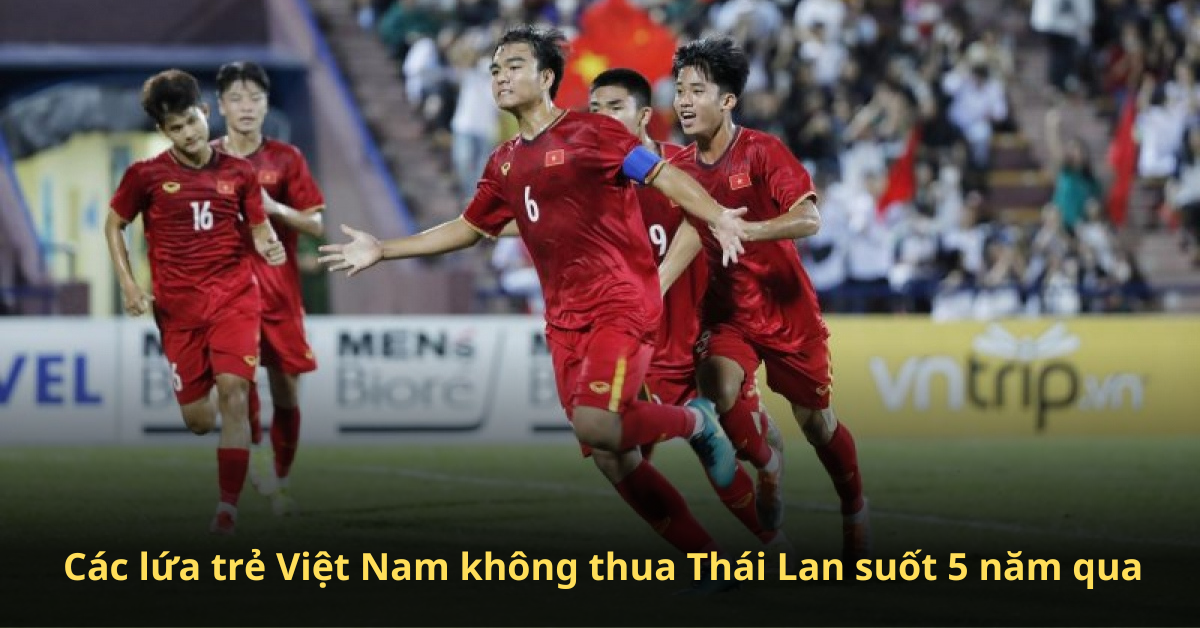 Bóng đá trẻ Việt Nam và 5 năm không thua người Thái