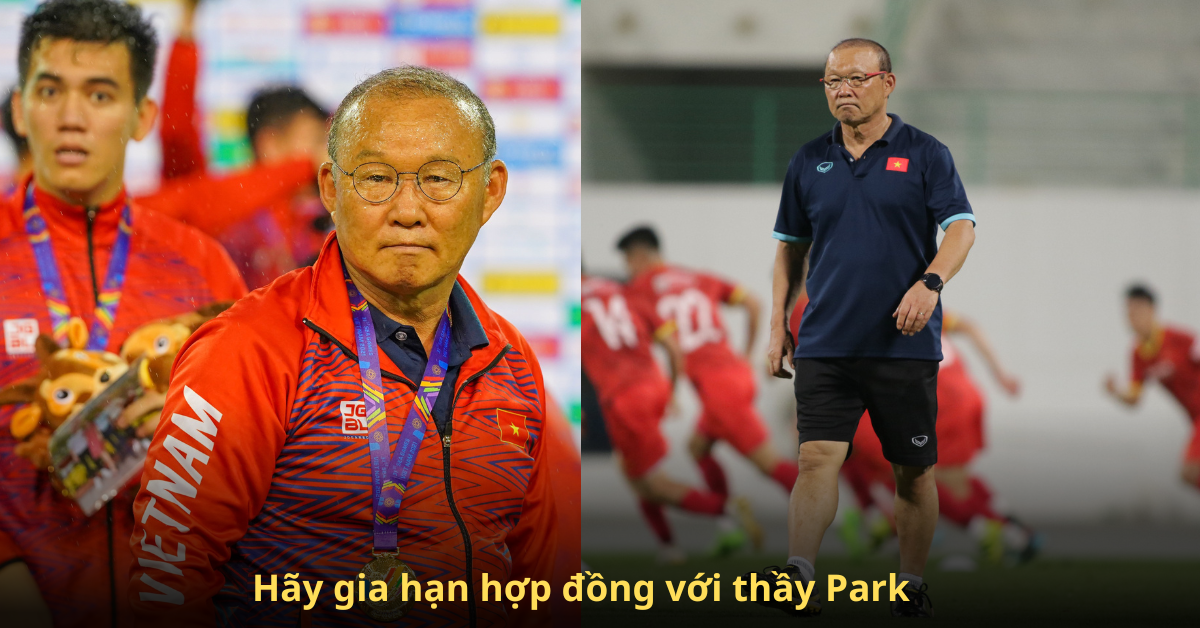 Lý do VFF vẫn quyết tâm giữ huấn luyện viên Park Hang Seo