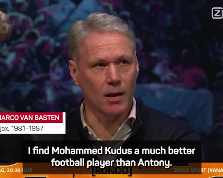 Mohammed Kudus Ajax được đánh giá có lối chơi tốt hơn Antony của Man United