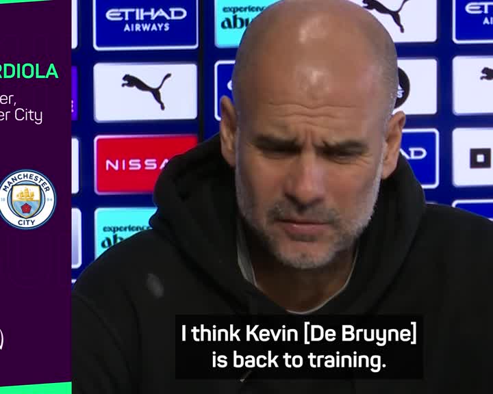 Guardiola: Có thể De Bruyne sẽ đá trở lại trong trận gặp Bournemouth Chủ nhật này
